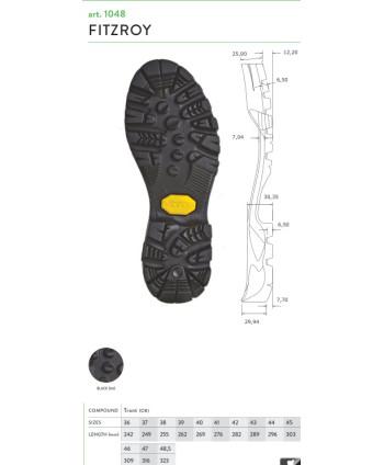 Подошва 1048 AA CB FITZROY...