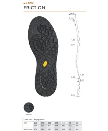 Подошва 1210 FRICTION AA CB...